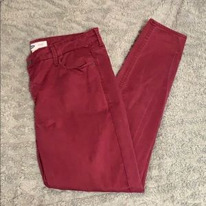 Maroon Jeans